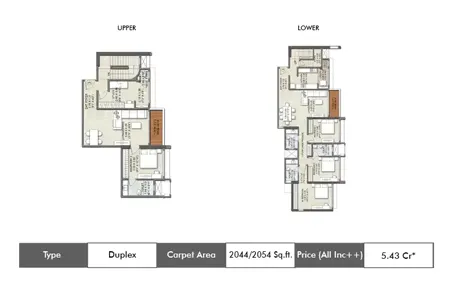 Duplex-2044/2054 SqFt